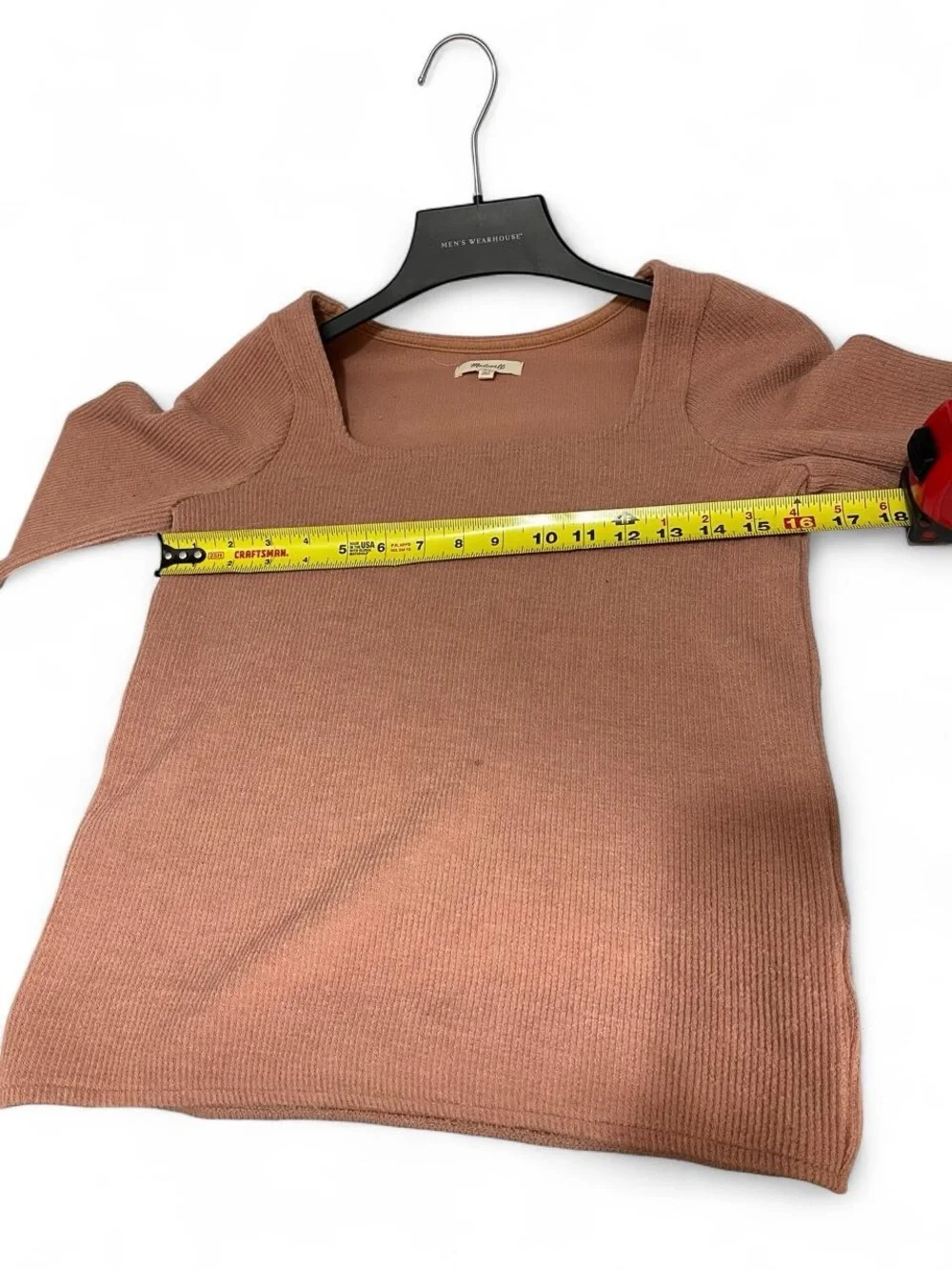 Madewell Pink Fall Boho Cottagecore Knit Cropped Women’s XS Sweater EUC